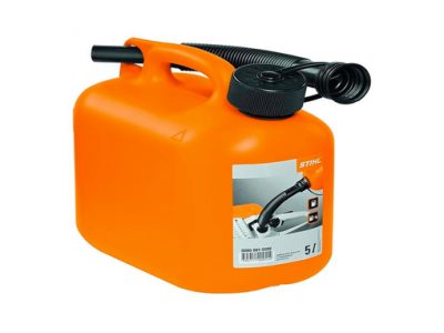 Bidón De Gasolina Carpoint 5 Litros - Negro, Con Boquilla Flexible Y Tapón De Roscas, Aprobación UN Para Transporte Seguro
